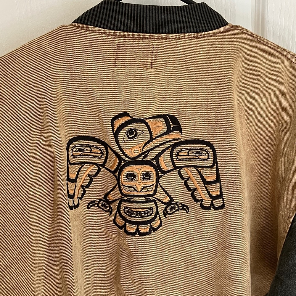Vintage Fuzzy Stonewash Canada Jacket - Picture 5 of 5